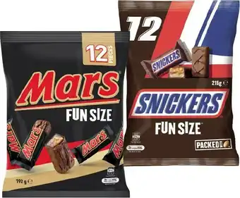 IGA Mars, Maltesers, M&M's or Skittles Fun Size Bag 132-216g Selected Varieties offer
