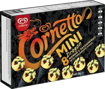 IGA Streets Cornetto Mini 8 Pack Selected Varieties offer