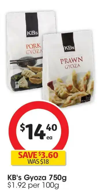 Coles KB's Gyoza offer