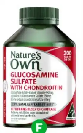 Woolworths Nature's Own Glucosamine Sulfate & Chondroitin Tablets offer