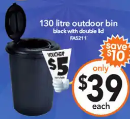 Cheap as Chips Outdoor bin offer