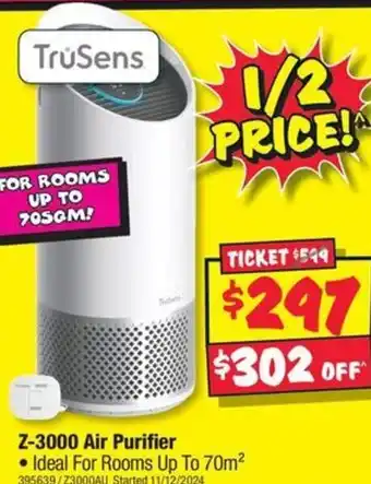 JB Hi-Fi Z-3000 Air Purifier offer