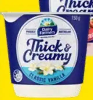 Farmer Jack's Thick & Creamy Yoghurt offer