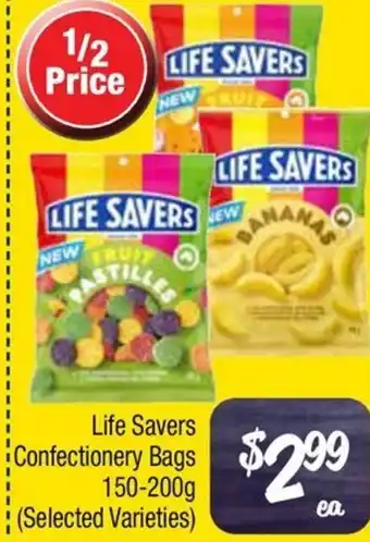 Farmer Jack's Life Savers Confectionery Bags offer