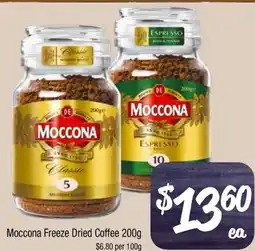Farmer Jack's Moccona Freeze Dried Coffee offer