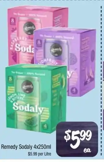 Farmer Jack's Remedy Sodaly offer