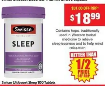 My Chemist Swisse Ultiboost Sleep offer