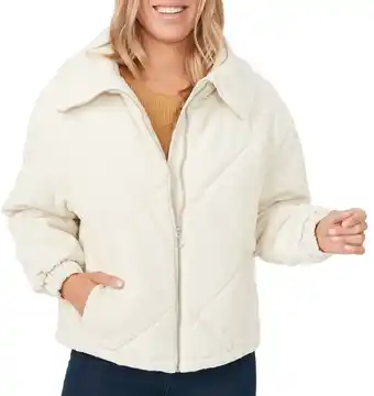 BIG W The 1964 Denim Co. Cord Sherpa Collar Padded Jacket offer