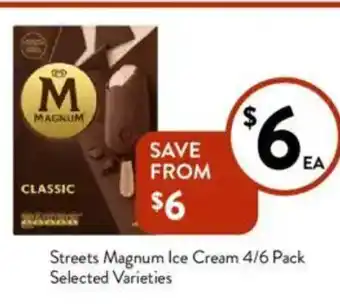 Foodworks Streets Magnum Ice Cream offer