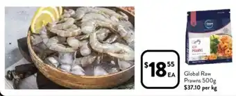 Foodworks Global Raw Prawns offer