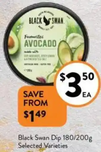 Foodworks Black Swan Dip offer