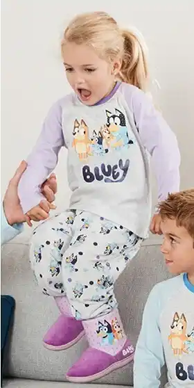 BIG W Bluey Girls Knit Pyjama offer