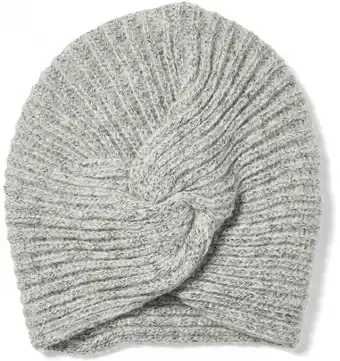 BIG W &me Womens Twisted Front Beanie - Grey offer