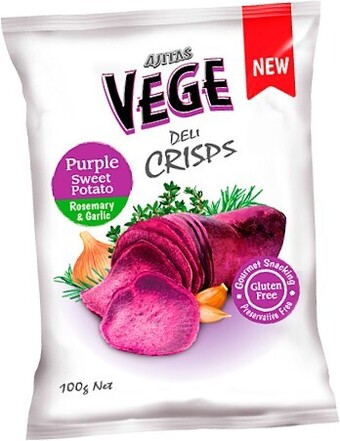BIG W Vege Deli Chips Purple Sweet Potato 100g offer