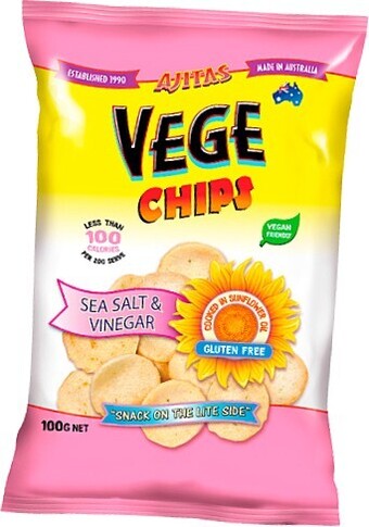 Vege Chips Sea Salt & Vinegar 100g