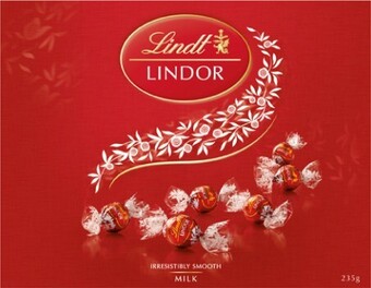 BIG W Lindt Lindor Giftboxes 235g - Milk offer