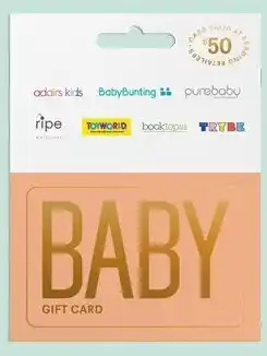 BIG W Baby $50 Gift Card offer