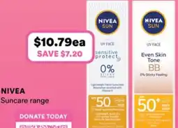 Priceline NIVEA Suncare range offer