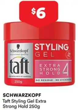 Priceline Schwarzkopf Taft Styling Gel Extra Strong Hold offer