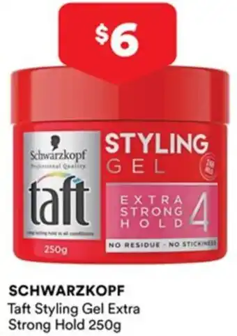 Priceline Schwarzkopf Taft Styling Gel Extra Strong Hold offer