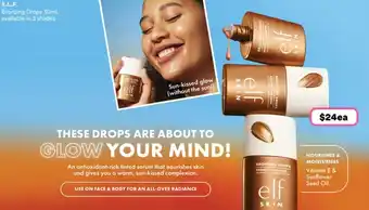 Priceline E.L.F. Bronzing Drops offer