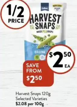 Foodworks Harvest Snaps offer