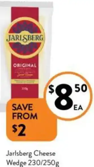 Foodworks Jarlsberg Cheese Wedge offer