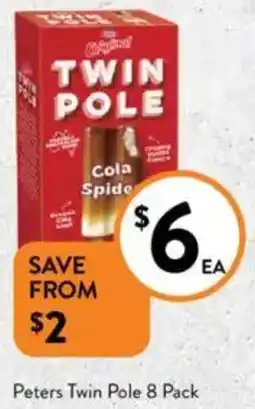 Foodworks Peters Twin Pole offer