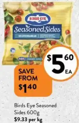 Foodworks Birds Eye Seasoned Sides offer