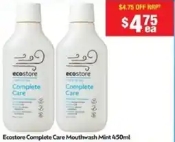 Ecostore complete care mouthwash mint