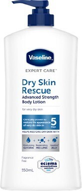 Vaseline Expert Care Body Lotion Advanced Strength 550mL - Very Dry Skin