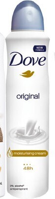 BIG W Dove Original Antiperspirant Deodorant 250mL offer