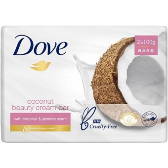 BIG W Dove Coconut Beauty Cream Bar 2 Pack offer