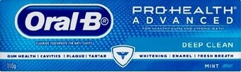 Oral-B Pro-Health Advanced Deep Clean Toothpaste* 110g