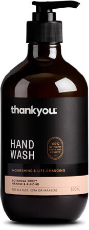 BIG W Thankyou Botanical Sweet Orange & Almond Hand Wash 500mL offer