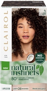 BIG W Clairol Natural Instincts Hair Colour - 4 Dark Brown offer