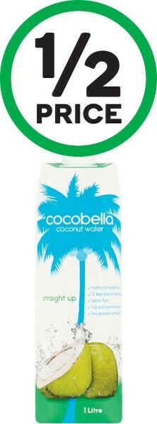 Woolworths Cocobella Coconut Water 1 Litre offer