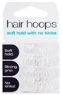 BIG W Hair Hoops - Clear offer