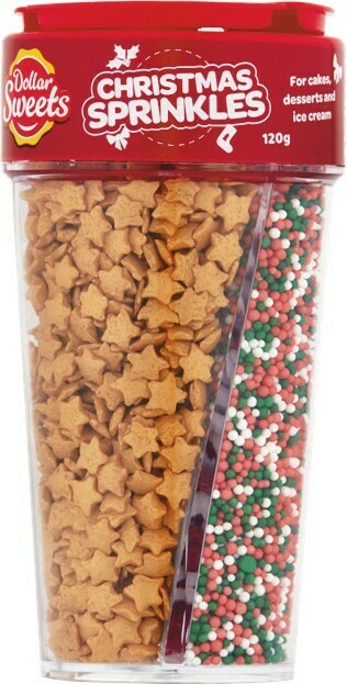 Woolworths Dollar Sweets Christmas Sprinkles 120g offer