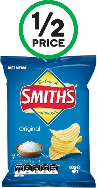 Woolworths Smith’s Crinkle Cut 150-170g offer