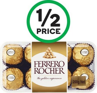 Woolworths Ferrero Rocher 200g Pk 16 offer