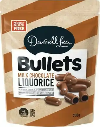 Darrell Lea Chocolate Coated Bites, Bullets, Liquorice, Allsorts or Twists 140-280g