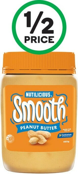 Woolworths Nutilicious Peanut Butter 460g offer