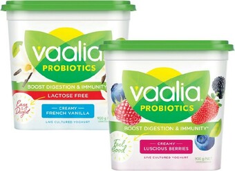 Woolworths Vaalia Probiotic Yoghurt 900g offer