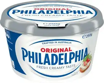 Woolworths Philadelphia Cream Cheese Spread 250g offer