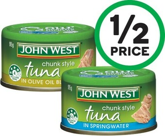 Woolworths John West Tuna Tempters 95g offer