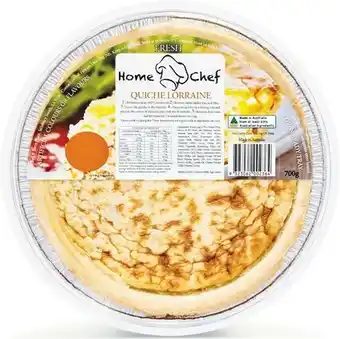 Woolworths Home Chef Quiche Lorraine 700g offer