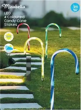 Woolworths Christmas Solar Stakes Pk 4, Solar Fairy Lights Pk 200 or Mains Powered Fairy Lights Pk 250 offer