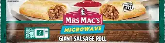 Woolworths Mrs Mac’s Microwave Pie, Pastie or Sausage Roll 165-175g – From the Freezer offer