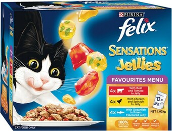 Woolworths Felix Wet Cat Food 12 x 85g offer